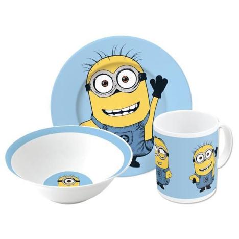 Minions 3pc Ceramic Plate Bowl & Mug Mealtime Set £8.99